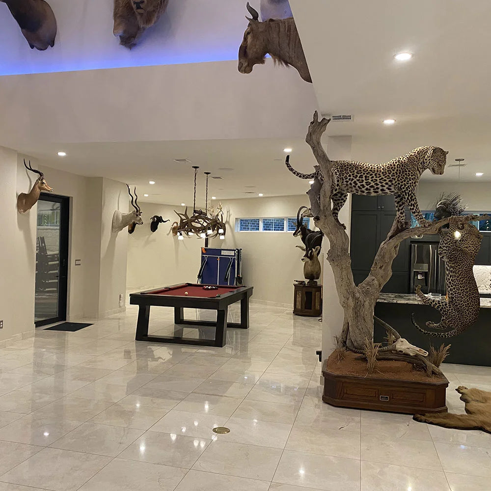 Elk Antler Pool Table / Rustic Bar Light or Long Table Chandelier With Antique “Single Tree”